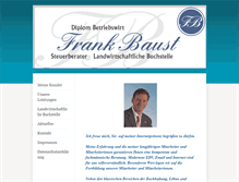 Tablet Screenshot of frank-baust.de
